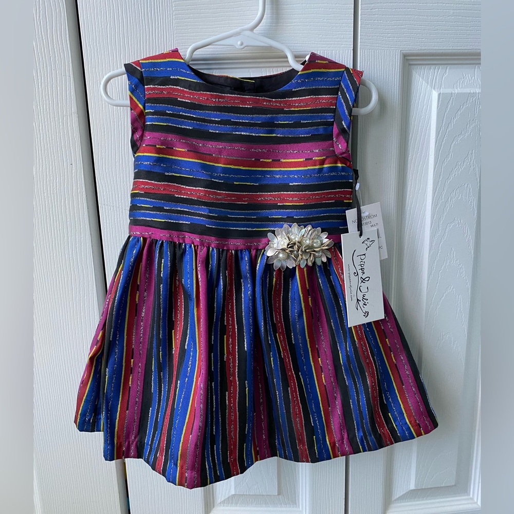 Gorgeous Pippa and Julie multicolor formal dress NWT Size 18 Months